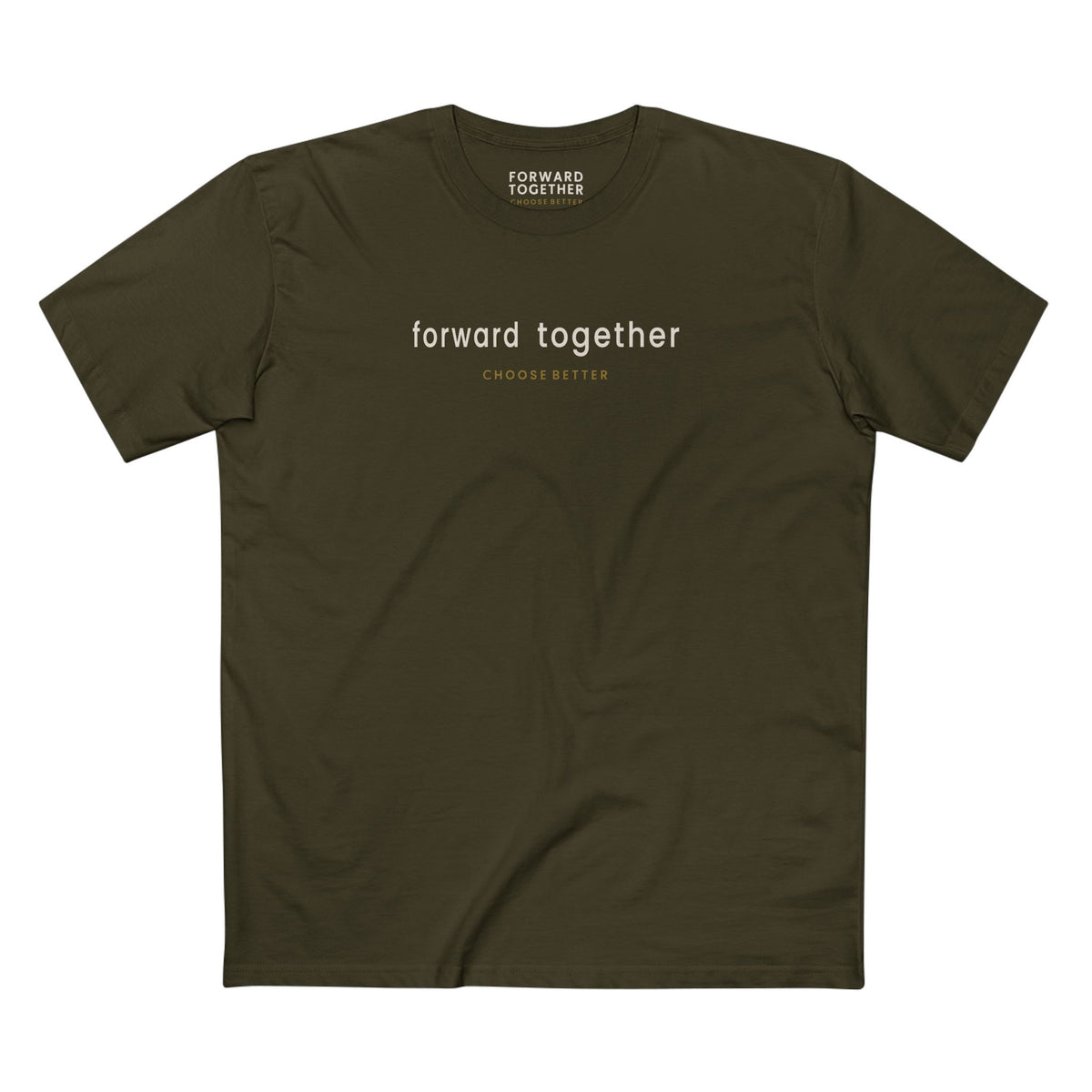 FORWARD TOGETHER SUBTLE PREMIUM T-SHIRT in Army