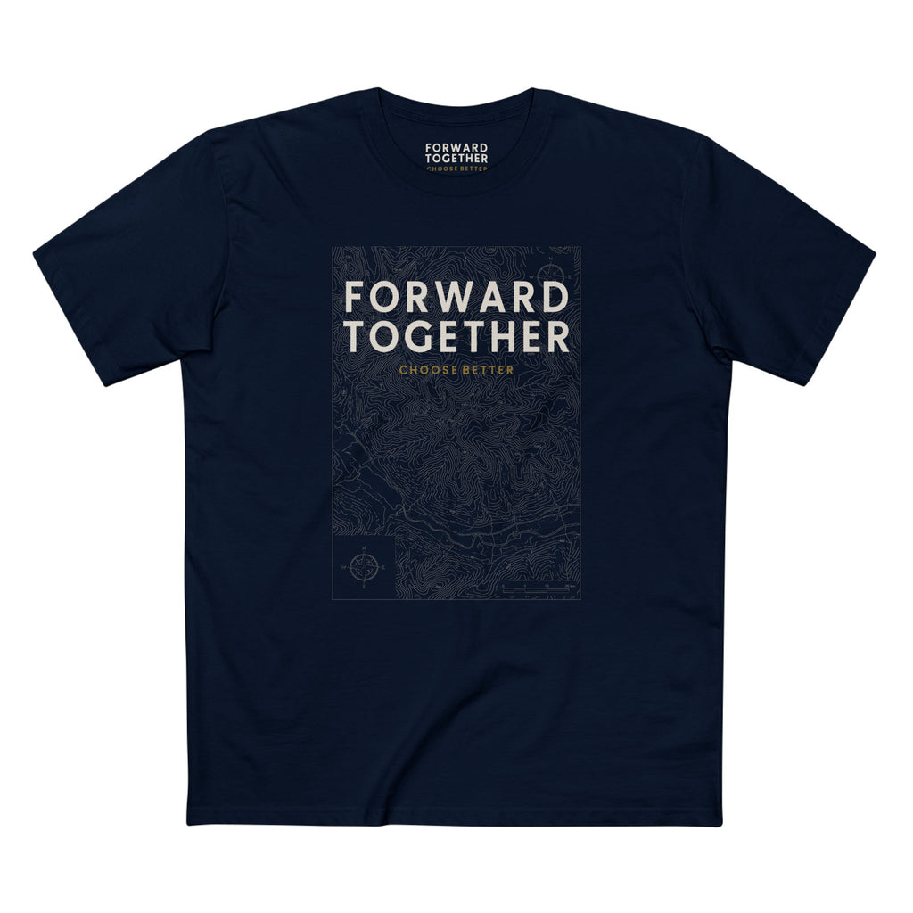 FORWARD TOGETHER EMBLEM PREMIUM T-SHIRT in Midnight Navy