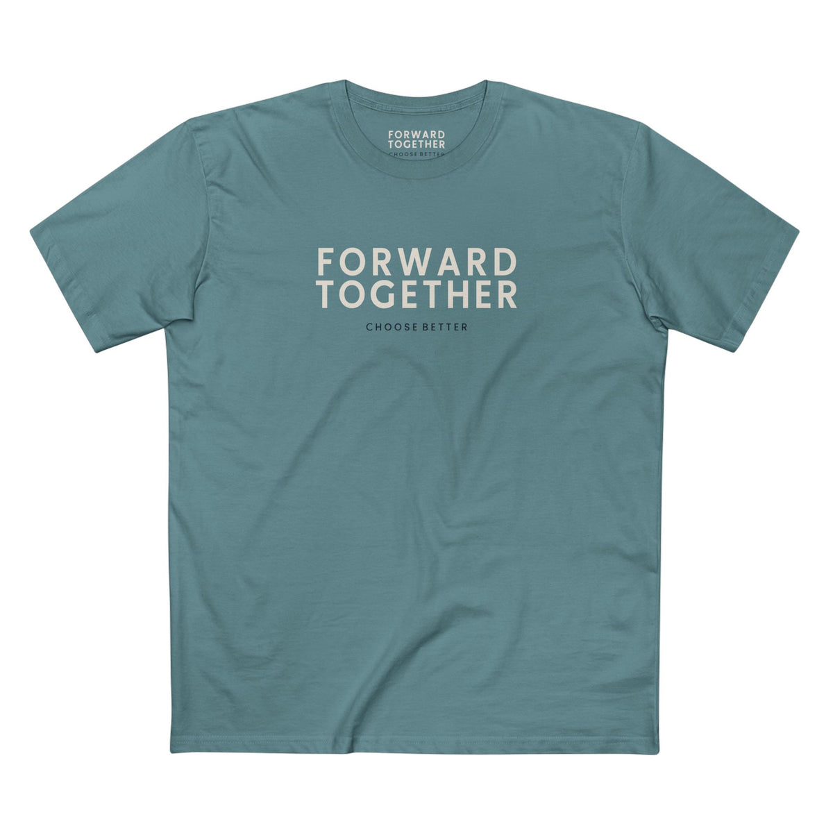 FORWARD TOGETHER SIGNATURE PREMIUM T-SHIRT in Slate Blue