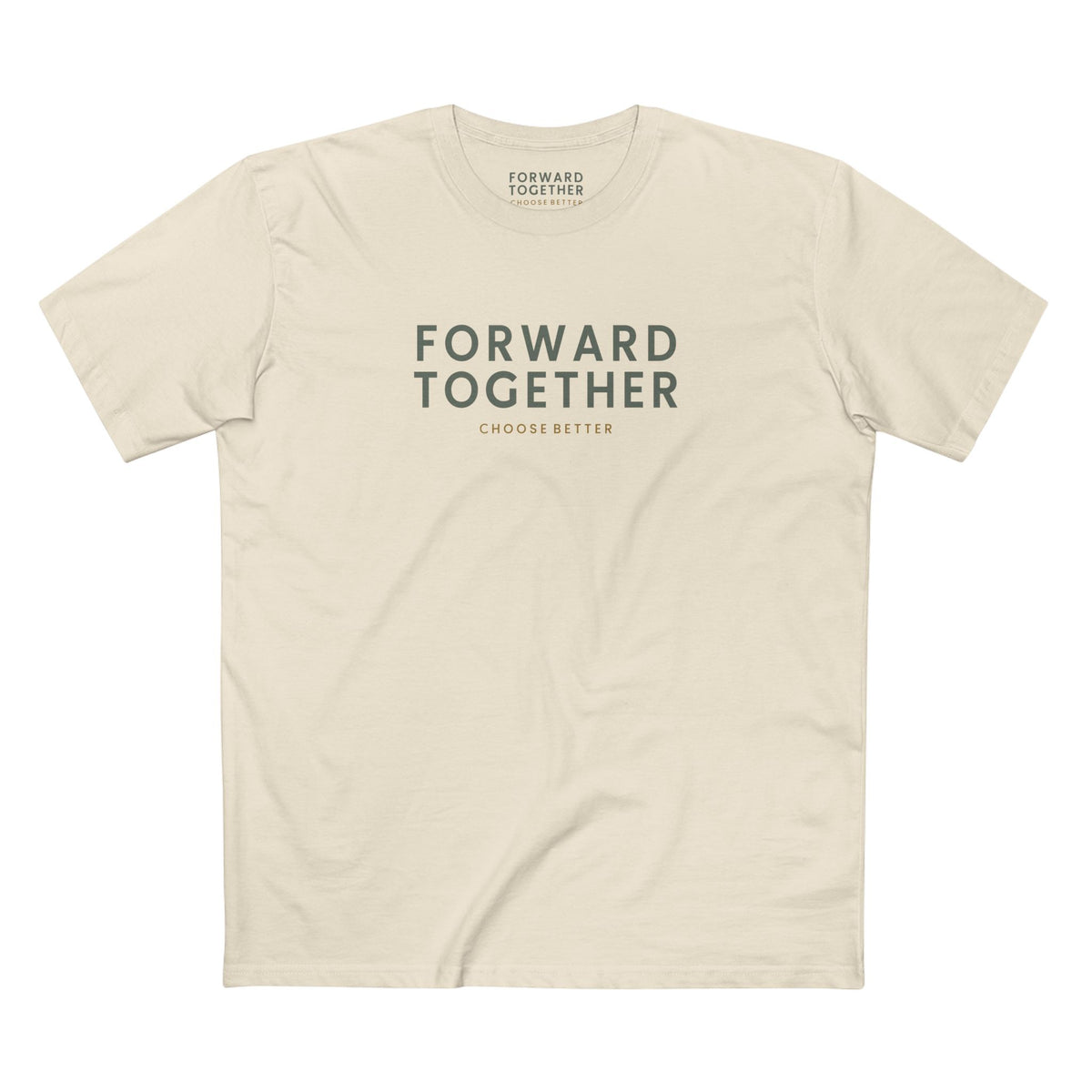 FORWARD TOGETHER SIGNATURE PREMIUM T-SHIRT in Natural