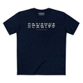 PATIENCE CREATES CLARITY PANORAMIC PREMIUM T-SHIRT in Midnight Navy