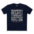 PROGRESS OVER PERFECTION BOLD PREMIUM T-SHIRT in Midnight Navy
