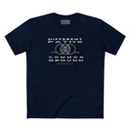 DIFFERENT PATHS COMMON GROUND EMBLEM PREMIUM T-SHIRT in Midnight Navy