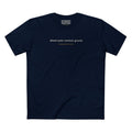 DIFFERENT PATHS COMMON GROUND SUBTLE PREMIUM T-SHIRT in Midnight Navy