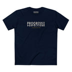 PROGRESS OVER PERFECTION SIGNATURE PREMIUM T-SHIRT in Midnight Navy