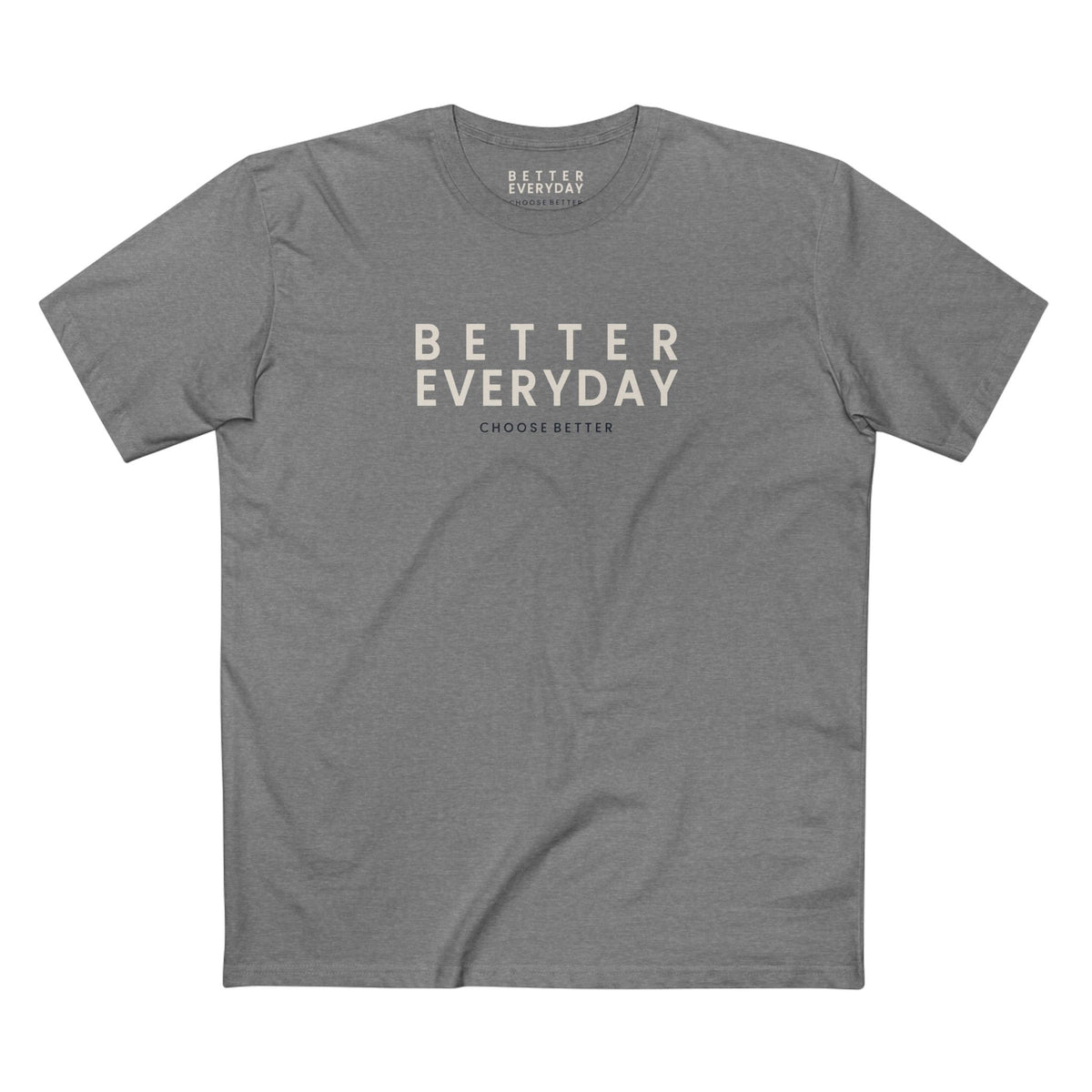 BETTER EVERYDAY SIGNATURE PREMIUM T-SHIRT in Heather Gray