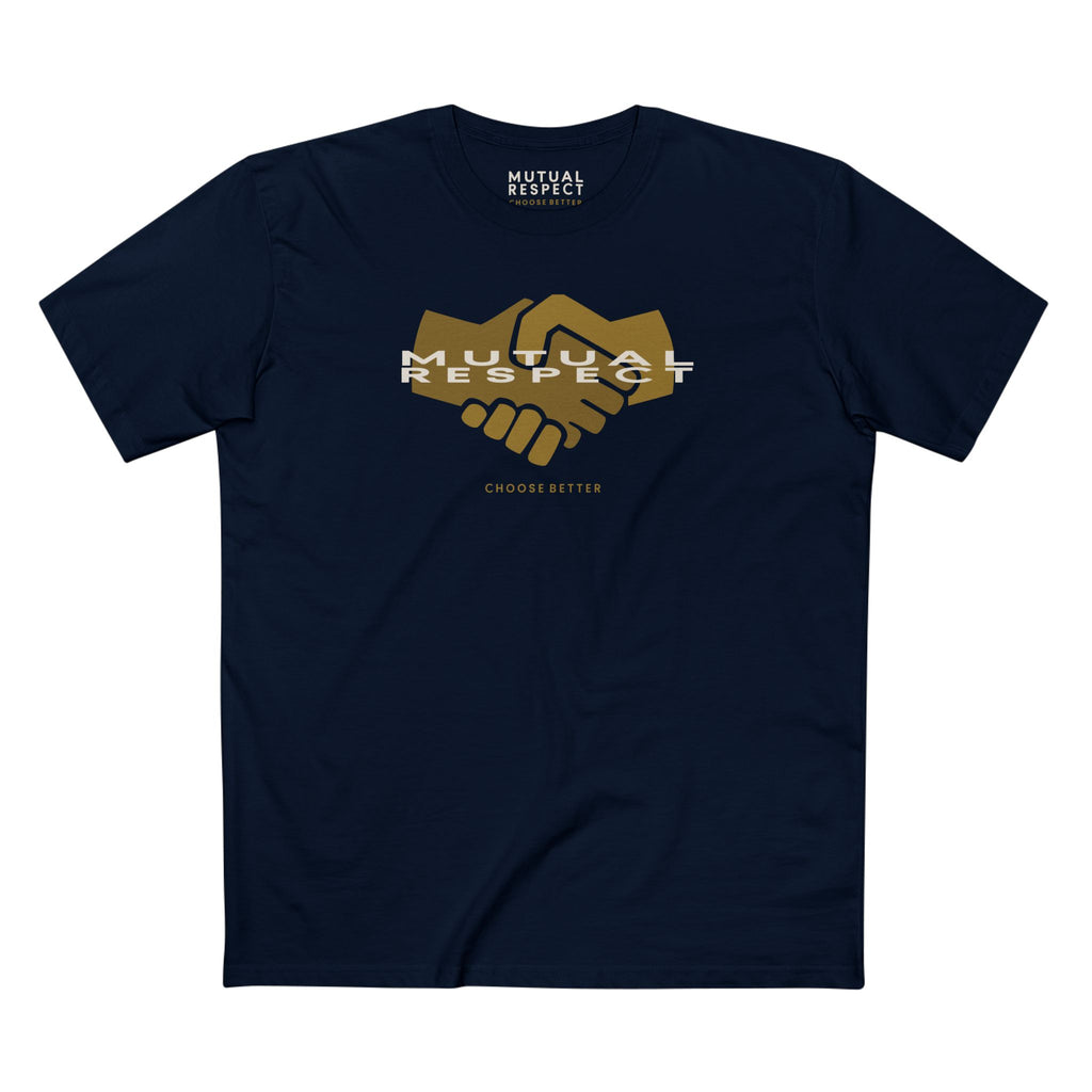 MUTUAL RESPECT BESPOKE PREMIUM T-SHIRT in Midnight Navy