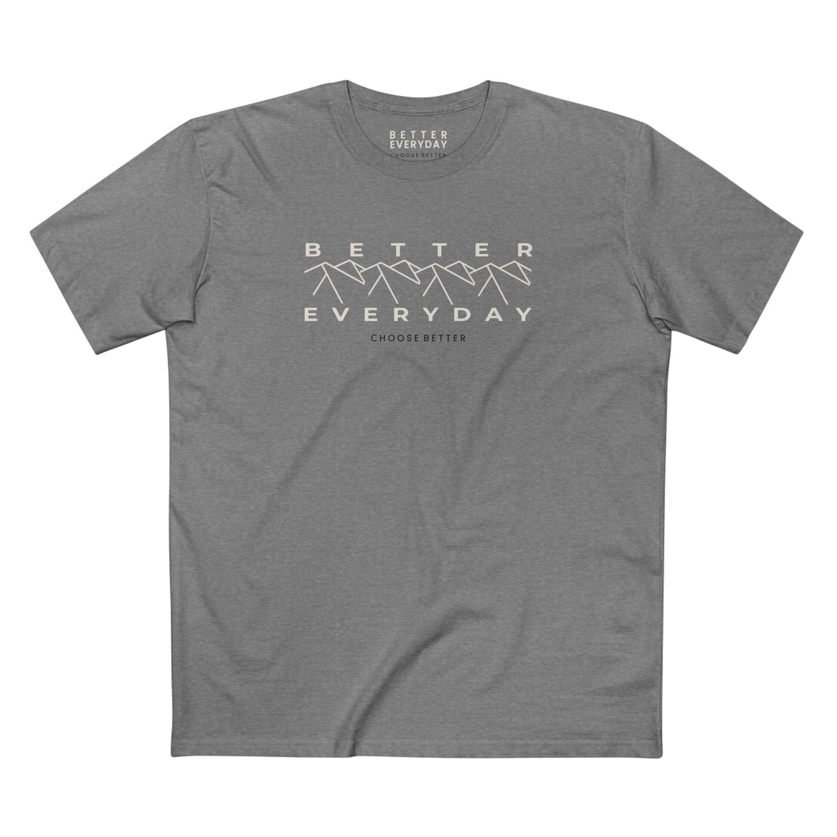 BETTER EVERYDAY BESPOKE PREMIUM T-SHIRT in Heather Gray