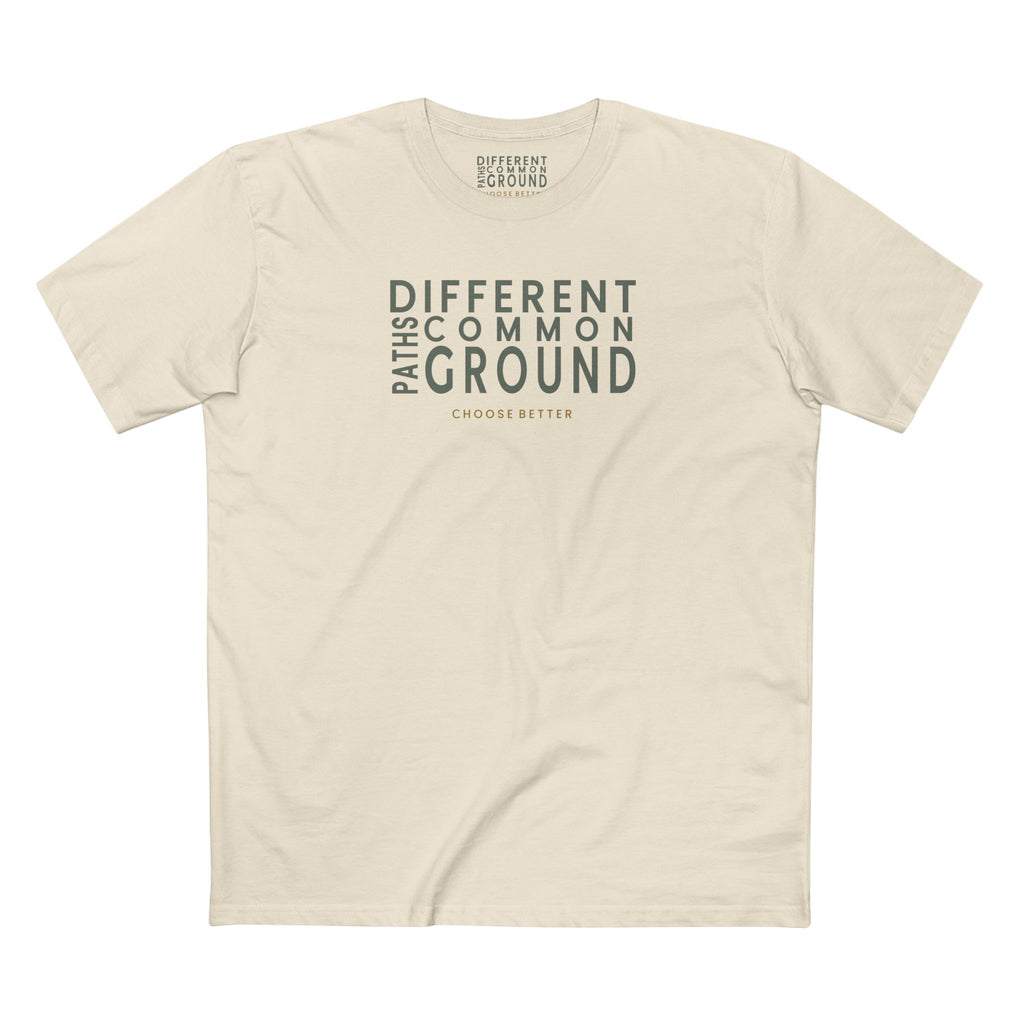 DIFFERENT PATHS COMMON GROUND SIGNATURE PREMIUM T-SHIRT