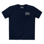 HUMILITY DEVELOPS WISDOM MINIMAL PREMIUM T-SHIRT in Midnight Navy