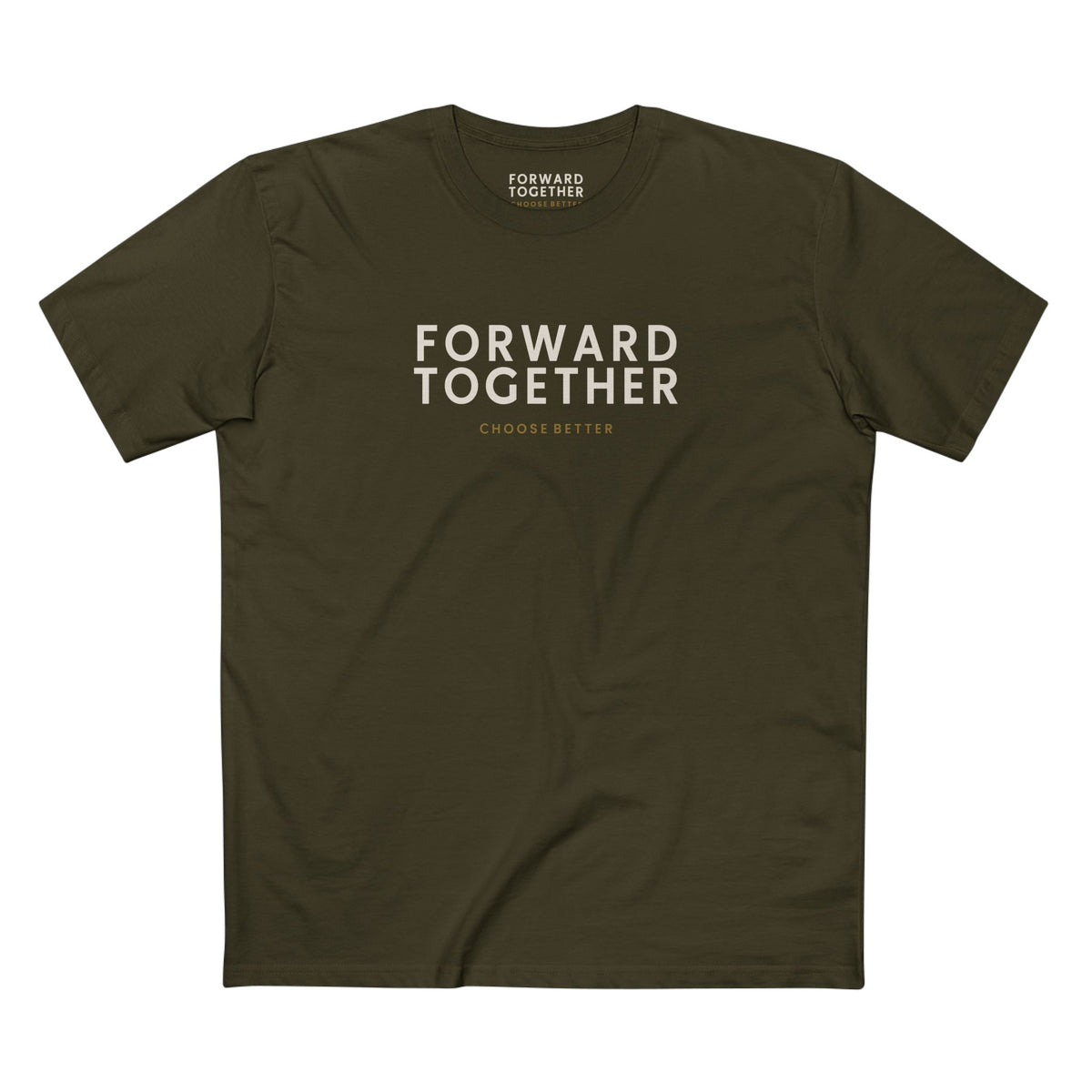 FORWARD TOGETHER SIGNATURE PREMIUM T-SHIRT in Army