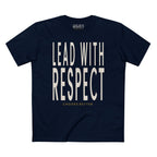 LEAD WITH RESPECT BOLD PREMIUM T-SHIRT in Midnight Navy