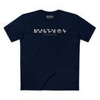 MUTUAL RESPECT PANORAMIC PREMIUM T-SHIRT in Midnight Navy