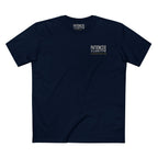 PATIENCE CREATES CLARITY MINIMAL PREMIUM T-SHIRT in Midnight Navy