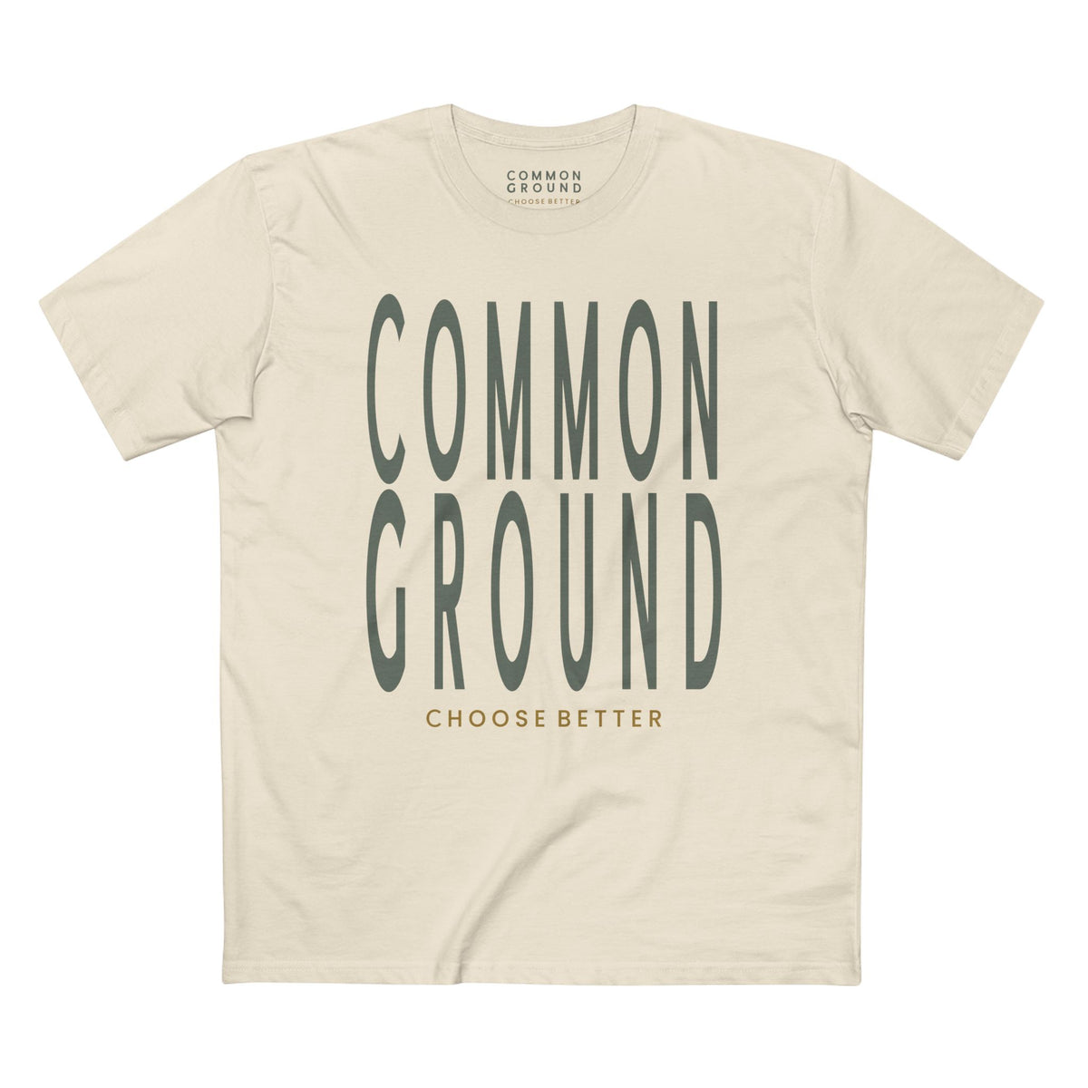 COMMON GROUND BOLD PREMIUM T-SHIRT