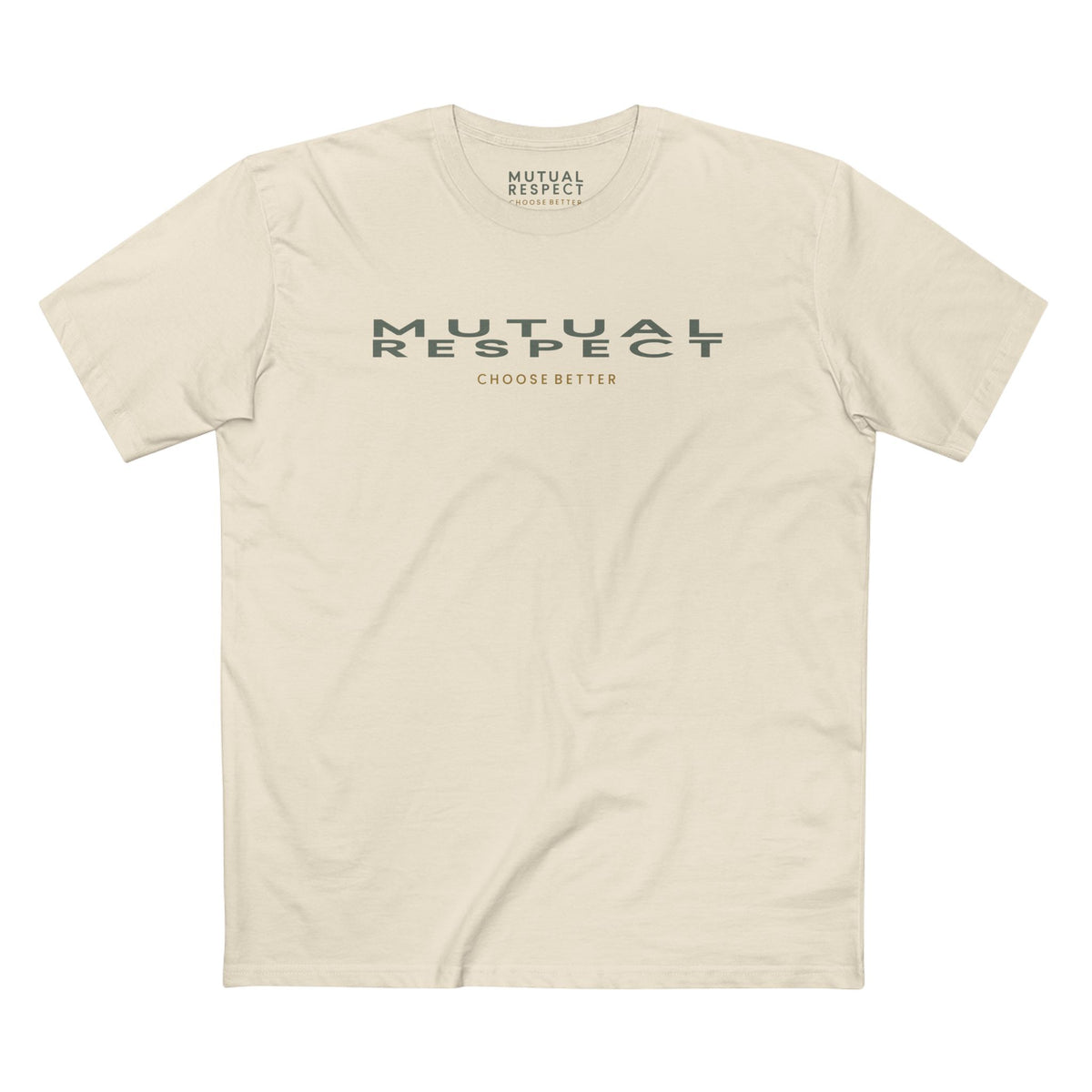 MUTUAL RESPECT PANORAMIC PREMIUM T-SHIRT in Natural