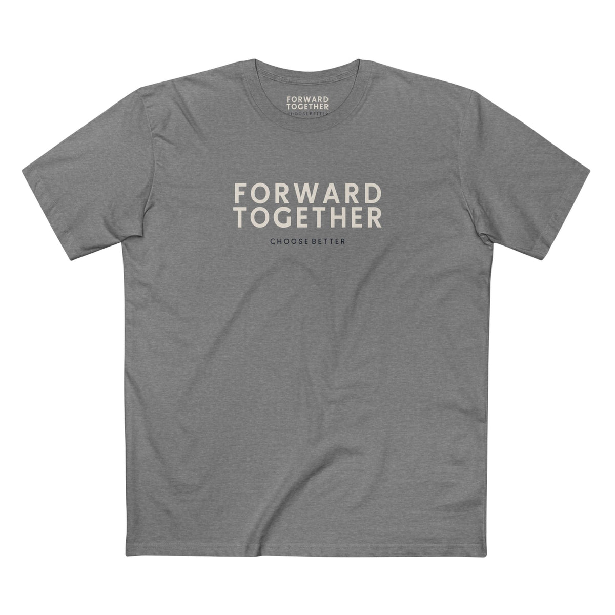 FORWARD TOGETHER SIGNATURE PREMIUM T-SHIRT in Heather Gray