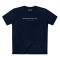 AWARENESS BUILDS TRUST SUBTLE PREMIUM T-SHIRT in Midnight Navy
