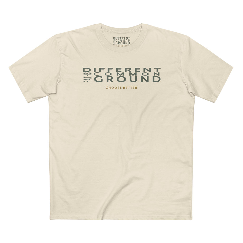 DIFFERENT PATHS COMMON GROUND PANORAMIC PREMIUM T-SHIRT