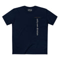 UNITY OVER DIVISION VERTICAL STREAM PREMIUM T-SHIRT in Midnight Navy