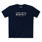 LEAD WITH RESPECT SIGNATURE PREMIUM T-SHIRT in Midnight Navy