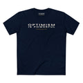 OPTIMISM IS POWERFUL PANORAMIC PREMIUM T-SHIRT in Midnight Navy