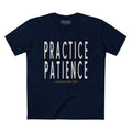 PRACTICE PATIENCE BOLD PREMIUM T-SHIRT in Midnight Navy