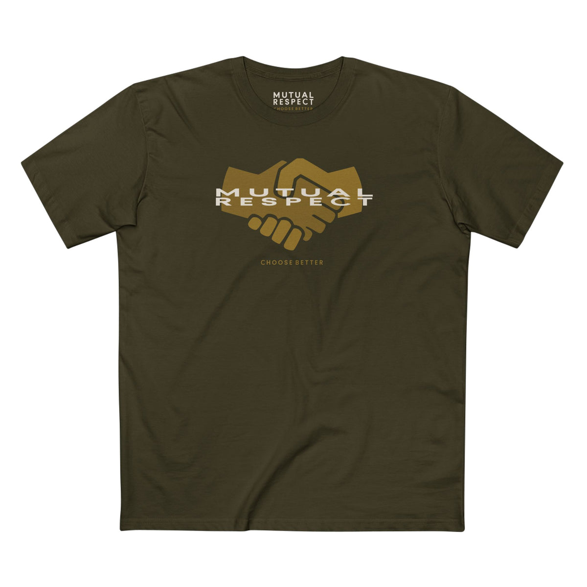 MUTUAL RESPECT BESPOKE PREMIUM T-SHIRT in Army