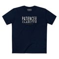 PATIENCE CREATES CLARITY SIGNATURE PREMIUM T-SHIRT in Midnight Navy