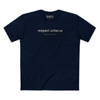 RESPECT UNITES US SUBTLE PREMIUM T-SHIRT in Midnight Navy