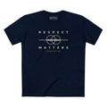 RESPECT MATTERS EMBLEM PREMIUM T-SHIRT in Midnight Navy
