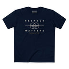 RESPECT MATTERS EMBLEM PREMIUM T-SHIRT in Midnight Navy