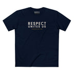 RESPECT UNITES US SIGNATURE PREMIUM T-SHIRT in Midnight Navy
