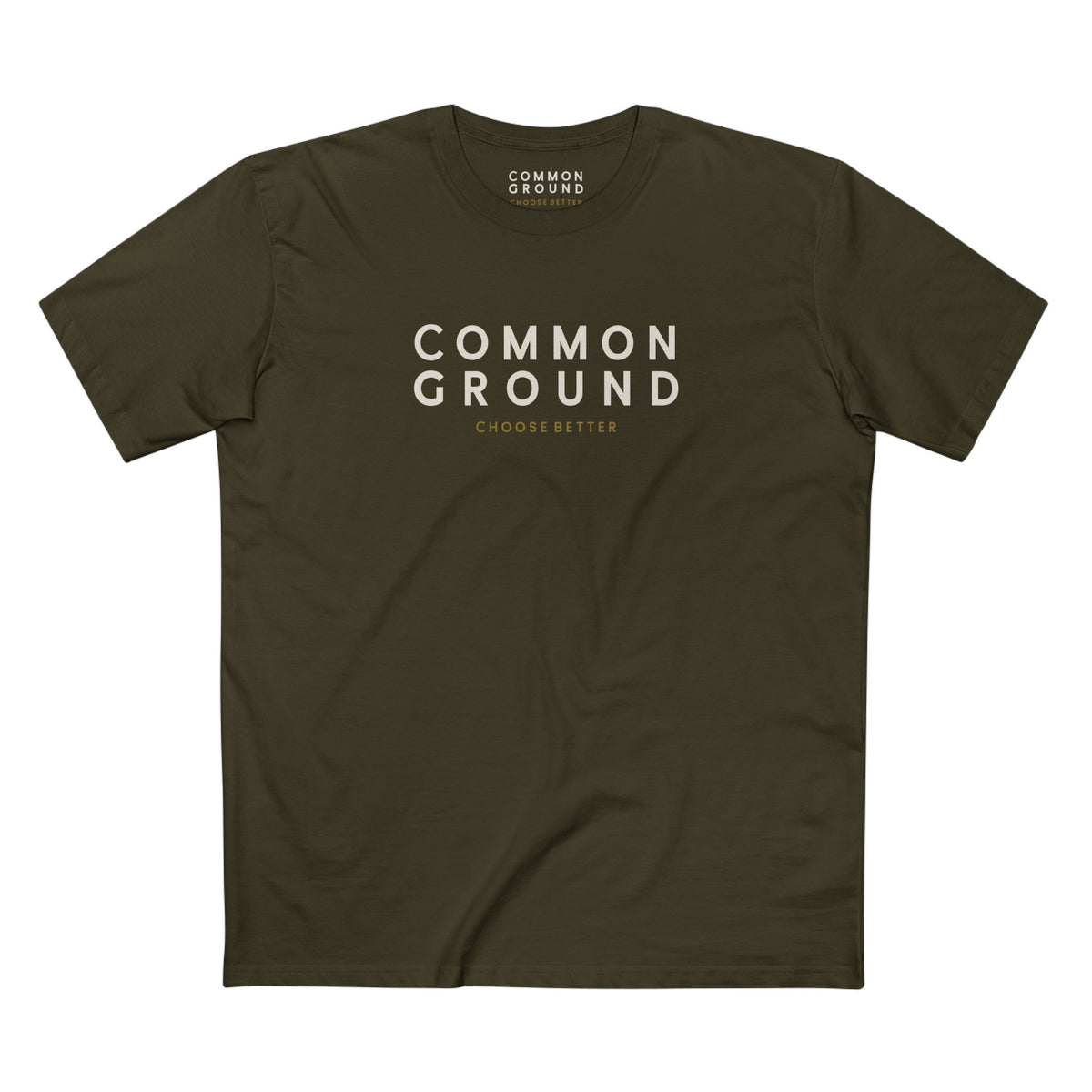 COMMON GROUND SIGNATURE PREMIUM T-SHIRT