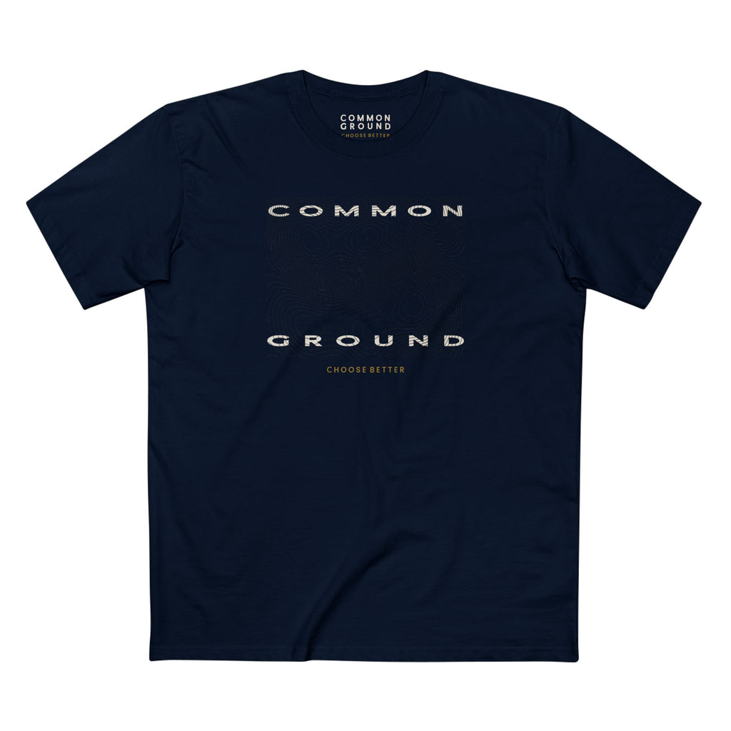 COMMON GROUND TOPOGRAPHY BLOCK PREMIUM T-SHIRT