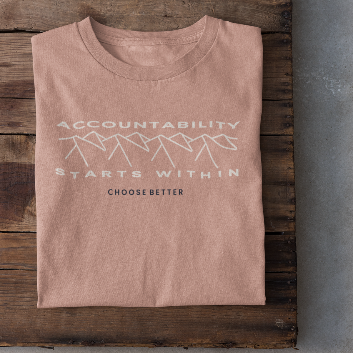 ACCOUNTABILITY STARTS WITHIN EMBLEM PREMIUM T-SHIRT