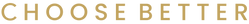 Choose better logo text gold