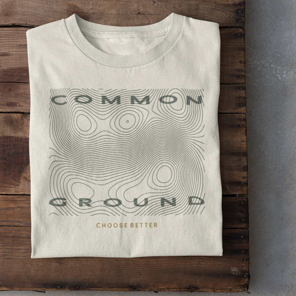 COMMON GROUND TOPOGRAPHY BLOCK PREMIUM T-SHIRT