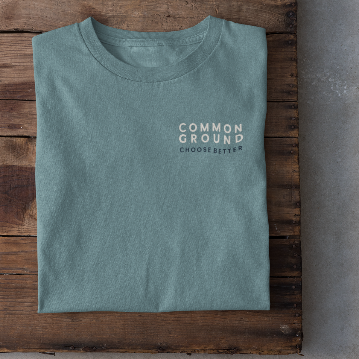COMMON GROUND MINIMAL PREMIUM T-SHIRT