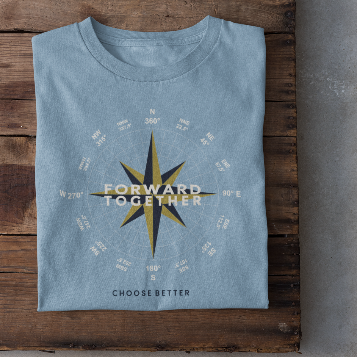 FORWARD TOGETHER COMPASS PREMIUM T-SHIRT