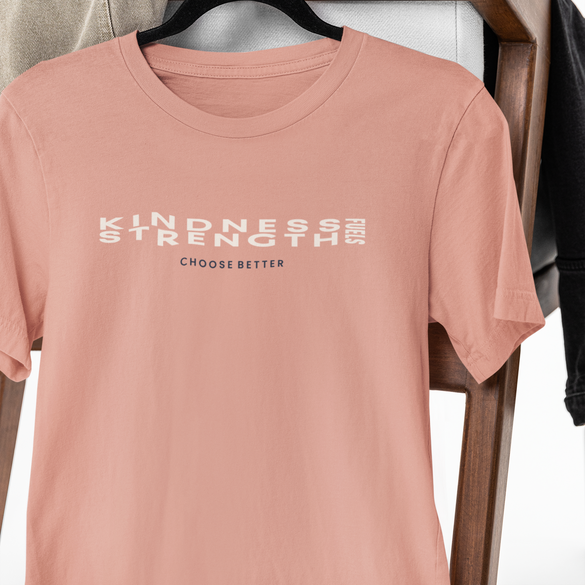 KINDNESS FUELS STRENGTH PANORAMIC PREMIUM T-SHIRT