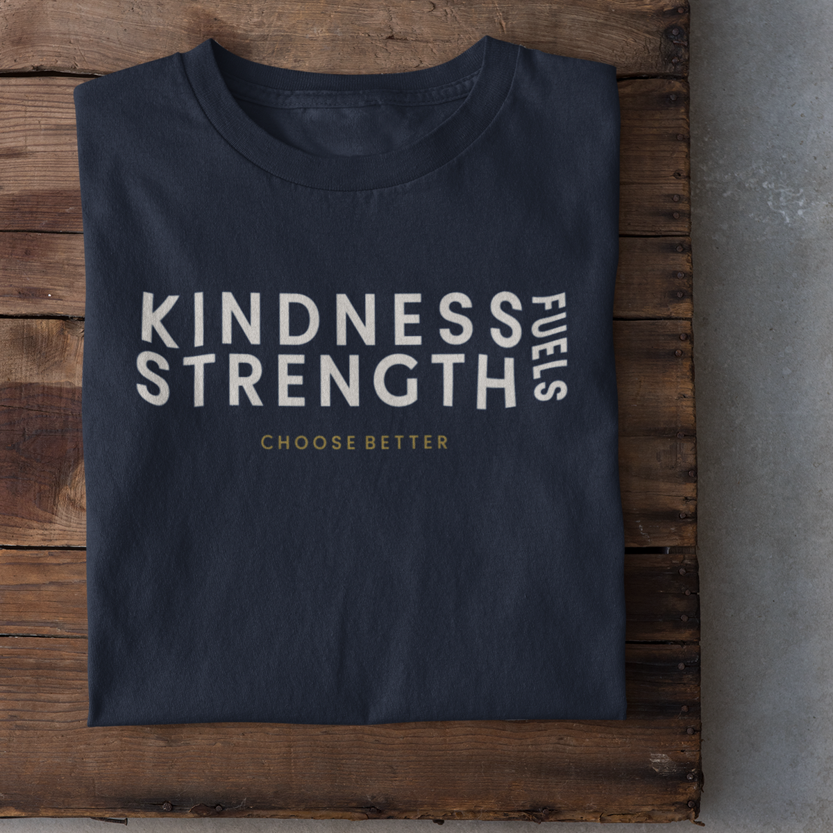 KINDNESS FUELS STRENGTH SIGNATURE PREMIUM T-SHIRT