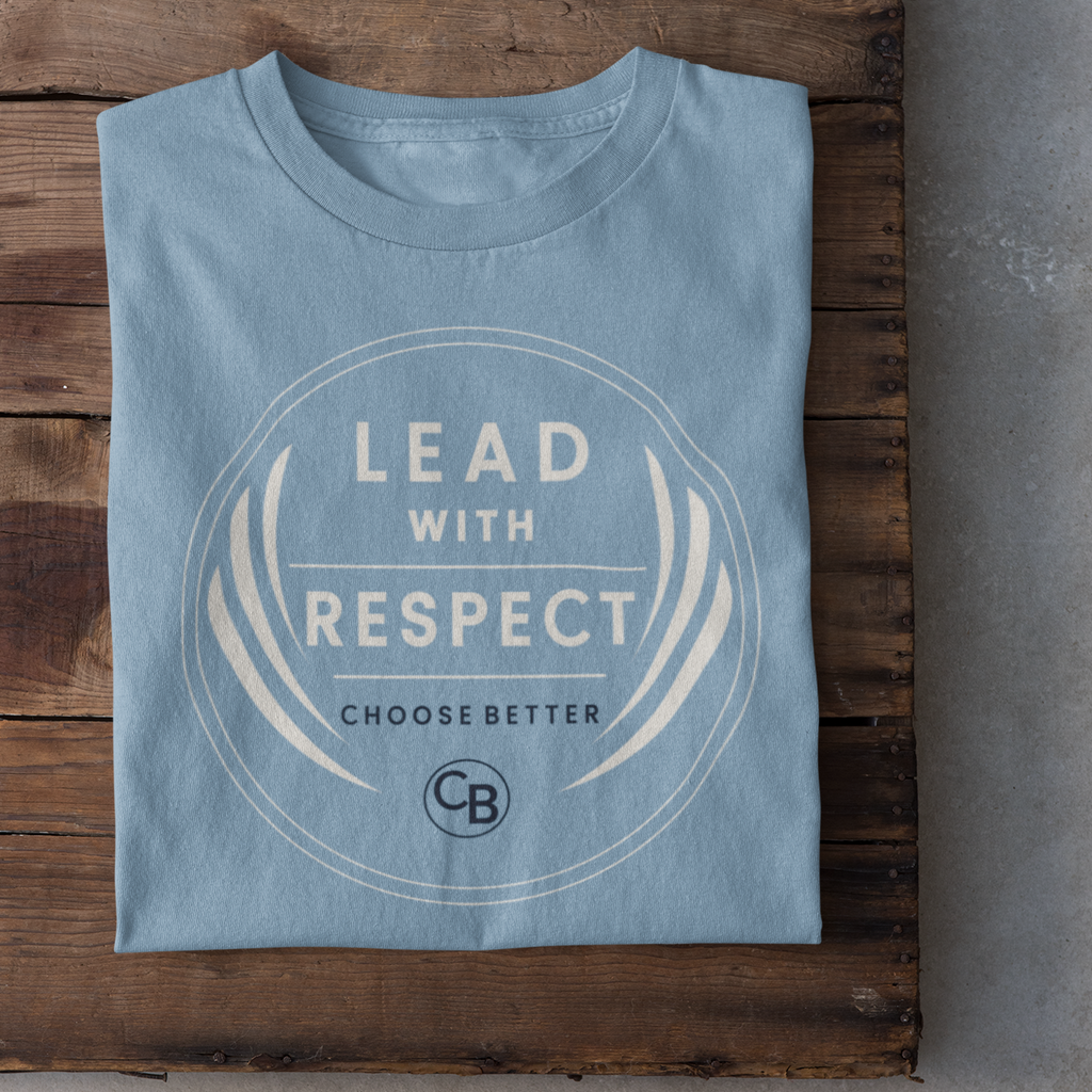 LEAD WITH RESPECT CREST PREMIUM T-SHIRT