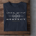 LEAD WITH RESPECT EMBLEM PREMIUM T-SHIRT