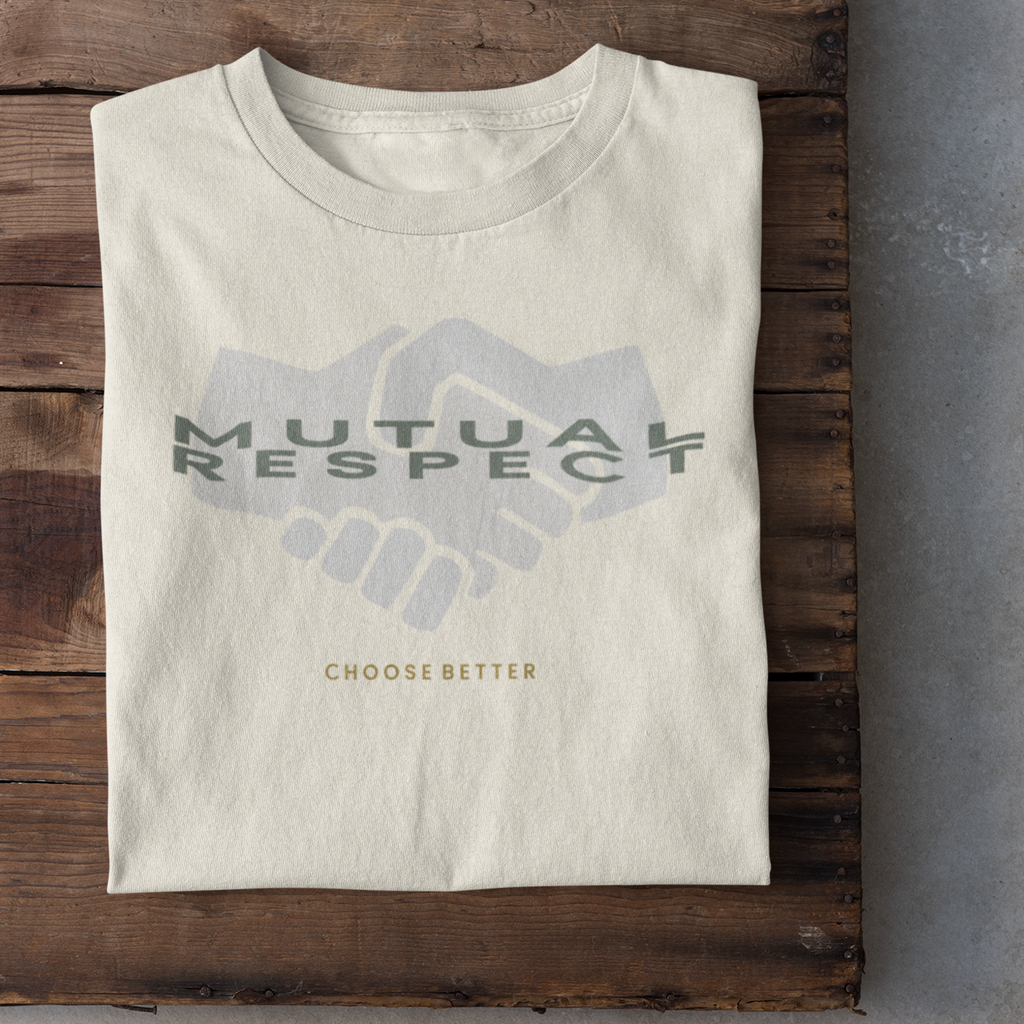 MUTUAL RESPECT HANDSHAKE PREMIUM T-SHIRT
