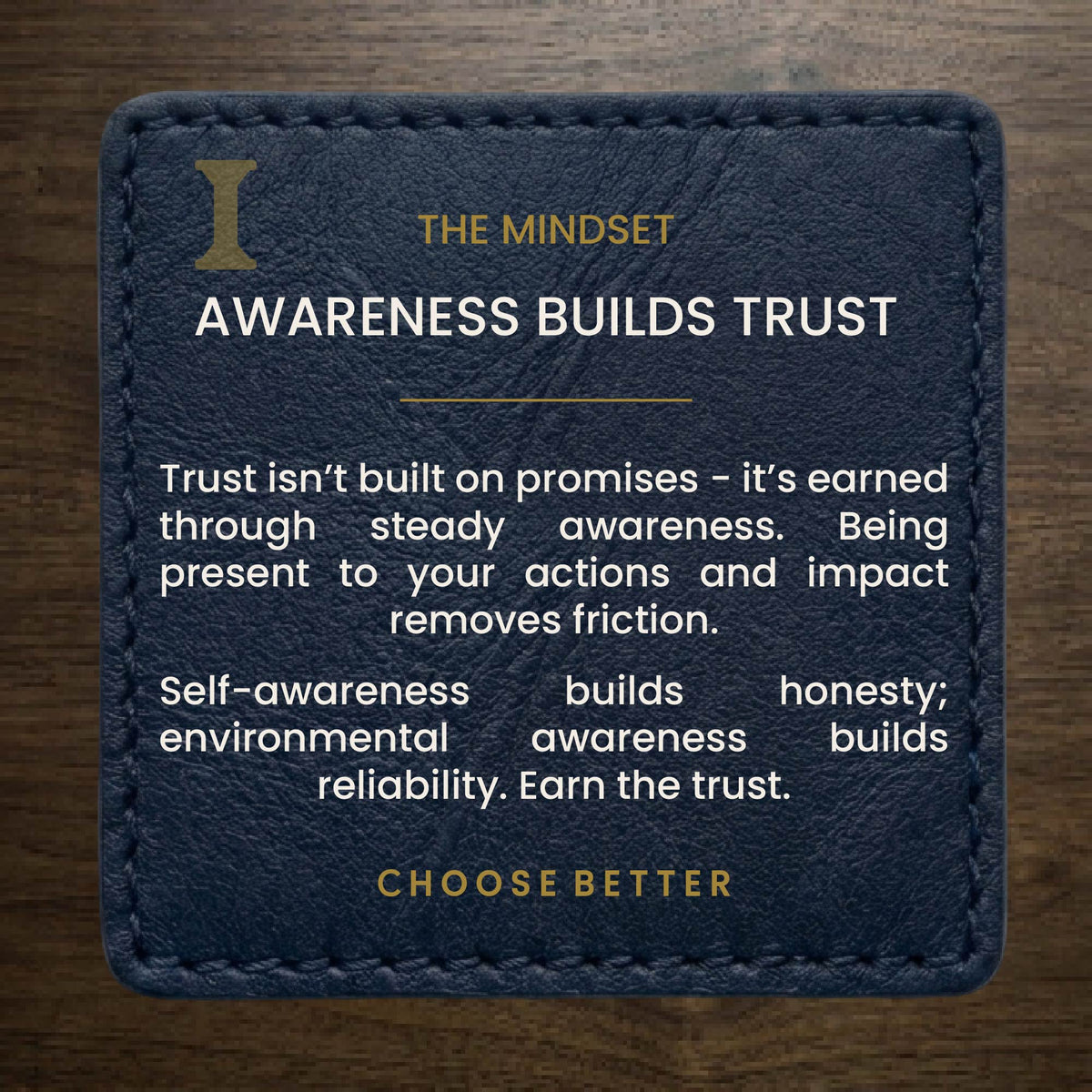 AWARENESS BUILDS TRUST VERTICAL STREAM PREMIUM T-SHIRT