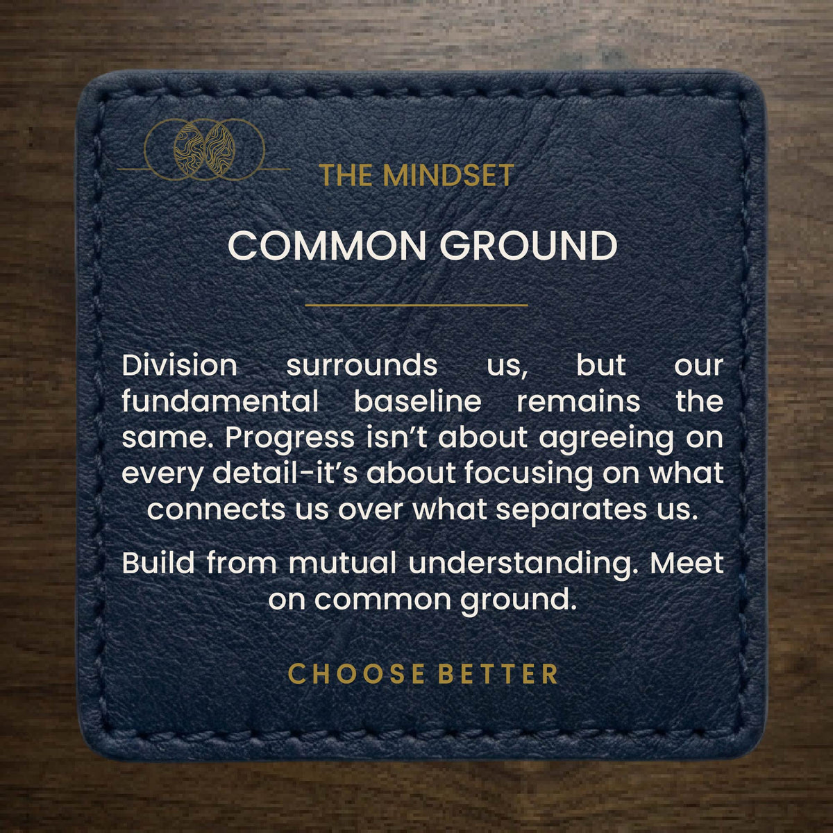 COMMON GROUND BOLD PREMIUM T-SHIRT