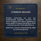 COMMON GROUND SIGNATURE PREMIUM T-SHIRT