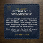 DIFFERENT PATHS COMMON GROUND SUBTLE PREMIUM T-SHIRT