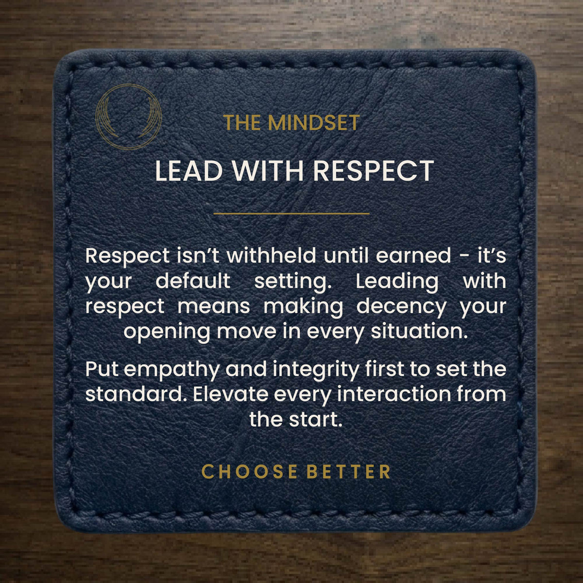LEAD WITH RESPECT PREMIUM T-SHIRT